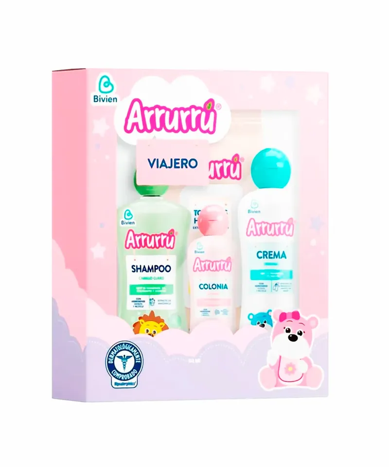 ARRURRU ESTUCHE VIAJERO ROSADO X 4UND - Producto de belleza y estética en Almacén Sandra