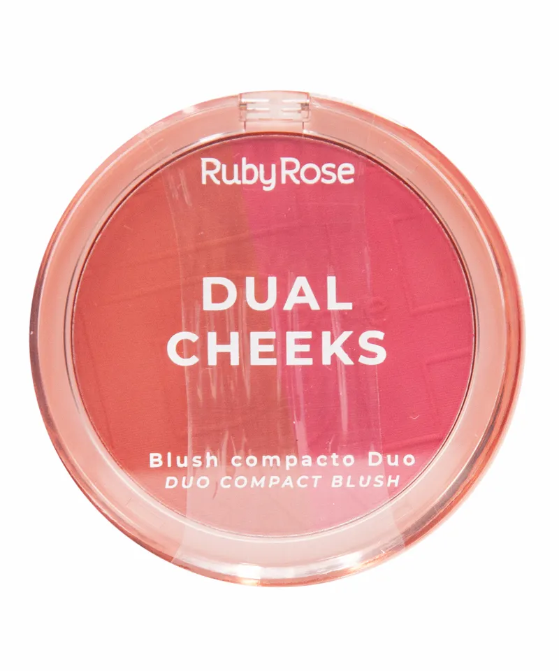 RUBY ROSS RUBOR DUAL CHEEKS PEACHY-FUCHSIA REF: 0020 X 8.1GR - Producto de belleza y estética en Almacén Sandra