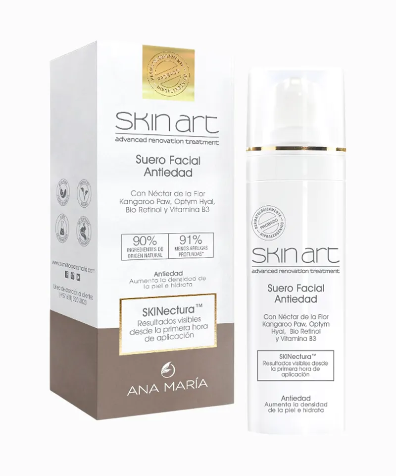 ANA MARIA SUERO FACIAL ANTIEDAD SKIN ART X 30GR - Producto de belleza y estética en Almacén Sandra