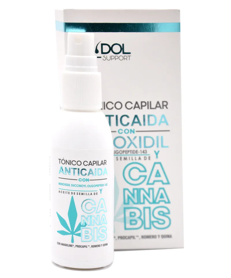 QUIDOL TONICO CAPILAR ANTICAIDA CON MINOXIDIL SUCCINOYL OLIGOPEPTIDE 143 X 60ML - Producto de belleza y estética en Almacén Sandra