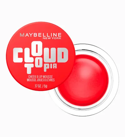MAYBELLINE CLOUDTOPIA MOUSSE PARA MEJILLAS Y LABIOS DIVINE CRIMSON N.03 X 5GR - Producto de belleza y estética en Almacén Sandra