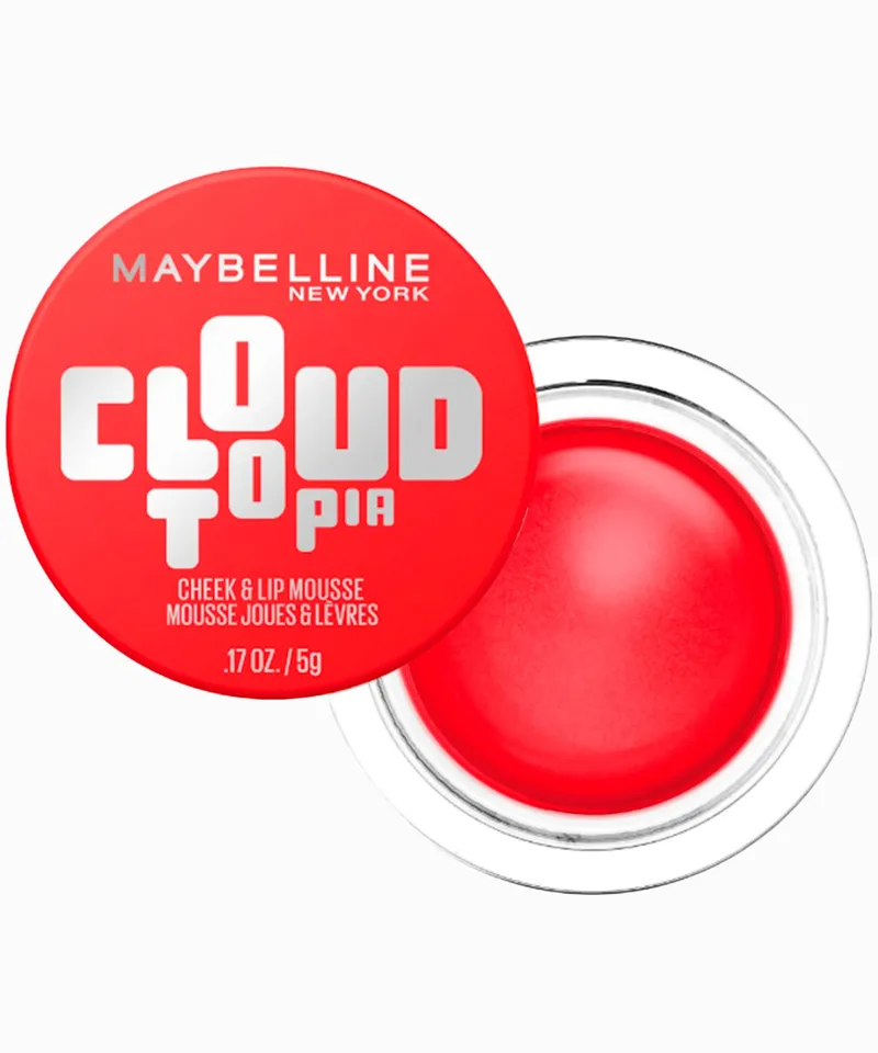MAYBELLINE CLOUDTOPIA MOUSSE PARA MEJILLAS Y LABIOS DIVINE CRIMSON N03 X 5GR - Producto de belleza y estética en Almacén Sandra