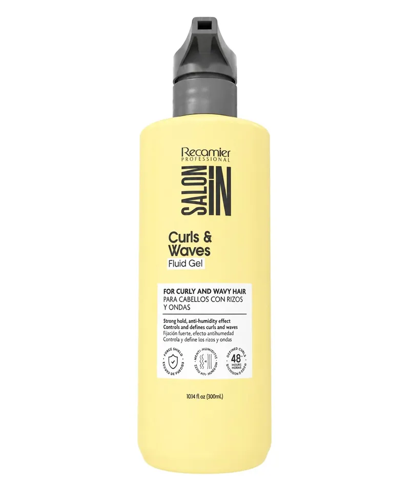 SALOON IN GEL FLUIDO CURLS Y WAVES X 300ML - Producto de belleza y estética en Almacén Sandra