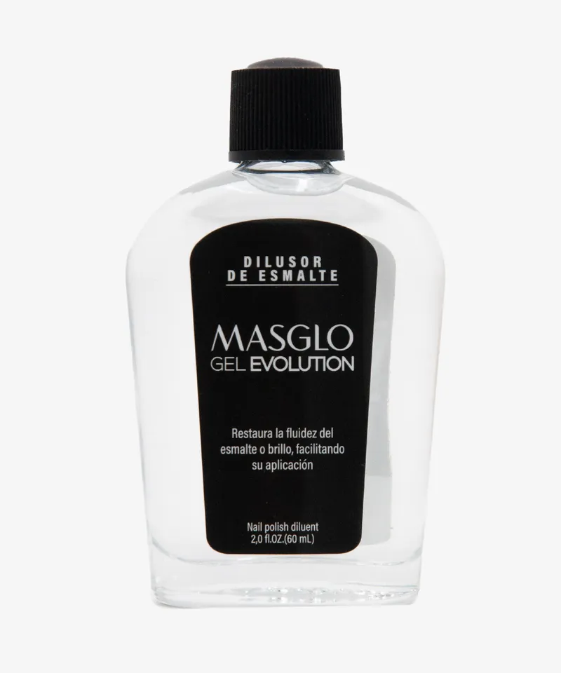MASGLO DILUSOR DE ESMALTES GEL EVOLUTION X 60ML - Producto de belleza y estética en Almacén Sandra