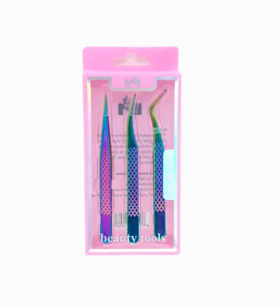BILU SET PINZAS PARA PESTAÑAS X3 REF: DEBC107 - Producto de belleza y estética en Almacén Sandra