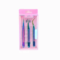 BILU SET PINZAS PARA PESTAÑAS X3 REF: DEBC107 - Miniatura 1