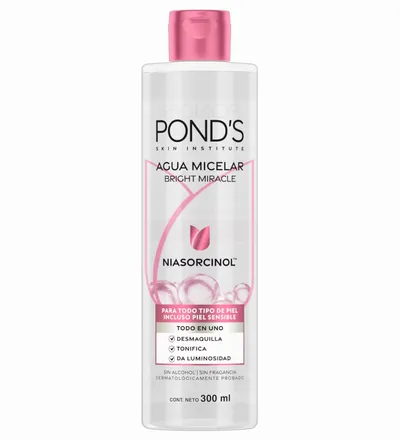 PONDS AGUA MICELAR BRIGHT MIRACLE NIASORCINOL X 300ML - Producto de belleza y estética en Almacén Sandra