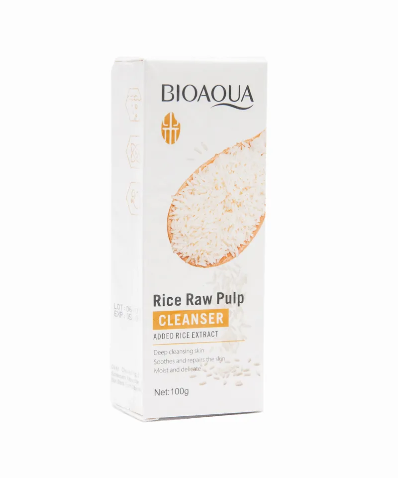 BIOAQUA LIMPIADOR FACIAL DE ARROZ X 100ML REF: BQY41005 - Producto de belleza y estética en Almacén Sandra