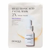 BIOAQUA MASCARILLA EN VELO FACIAL 2X ACIDO HIALURONICO X 30GR - Miniatura 1