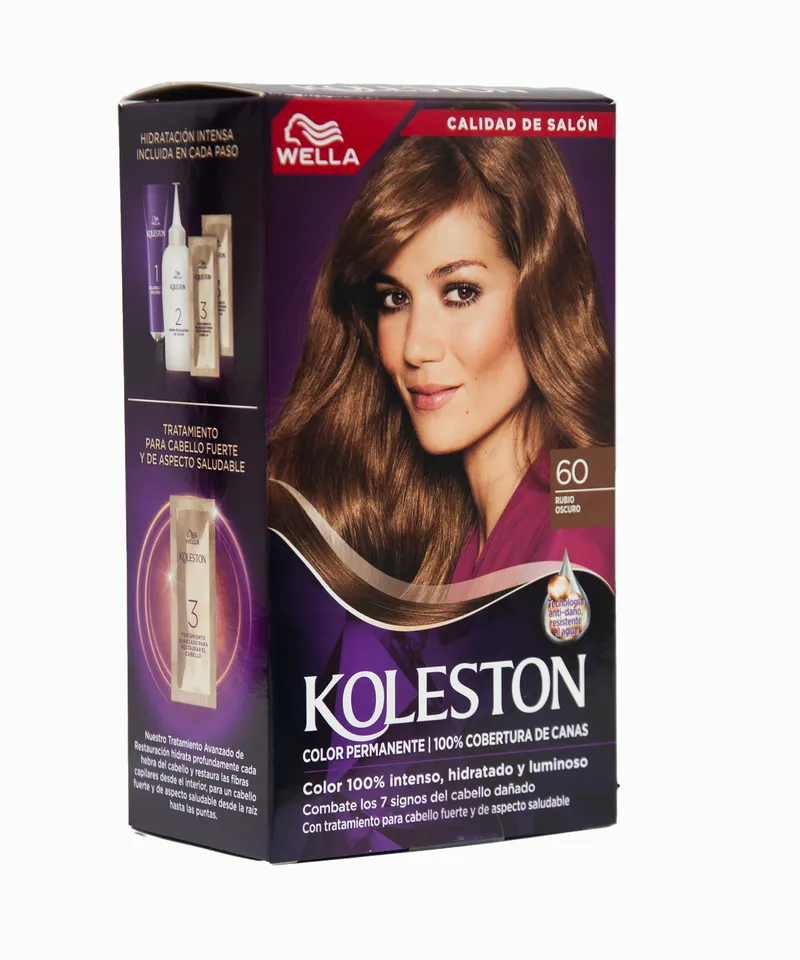 KOLESTON TINTE KIT RUBIO OSCURO 60 X 50GR - Producto de belleza y estética en Almacén Sandra