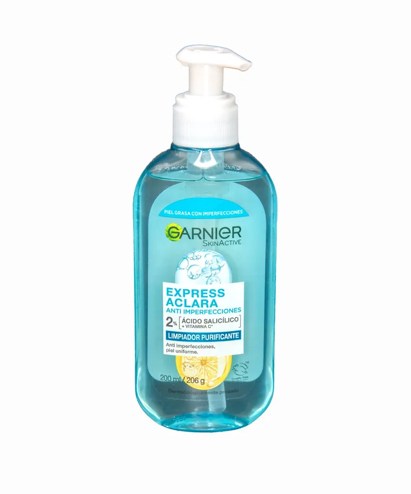 GARNIER EXPRESS SKINACTIVE WASH CERAN EXPRESS ACLARA X 200ML - Producto de belleza y estética en Almacén Sandra