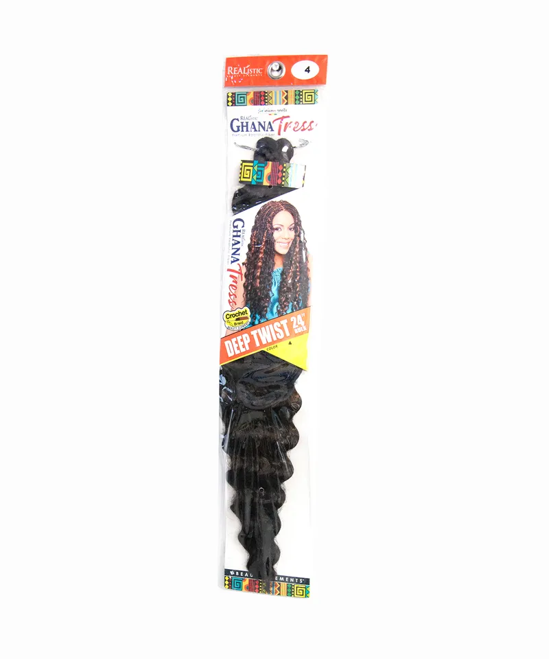 ELITE EXTENSIONES CROCHET REALISTIC GHANA 24  N-4 - Producto de belleza y estética en Almacén Sandra