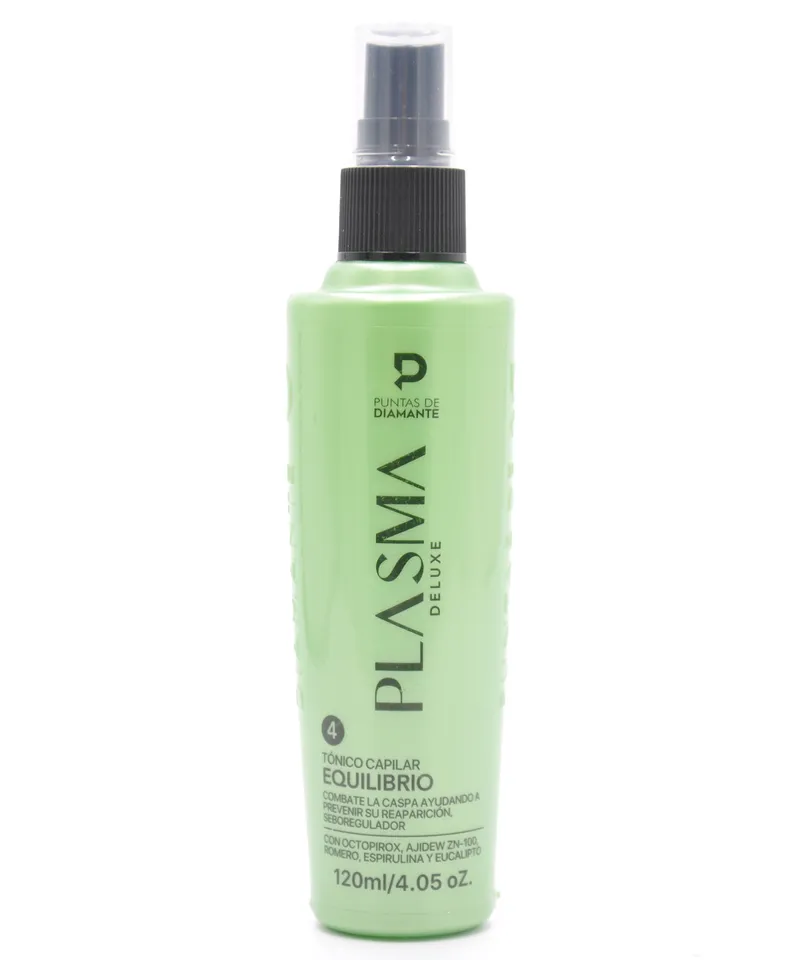 PUNTAS DIAMANTE TONICO CAPILAR EQUILIBRIO PLASMA DELUXE X 120ML - Producto de belleza y estética en Almacén Sandra
