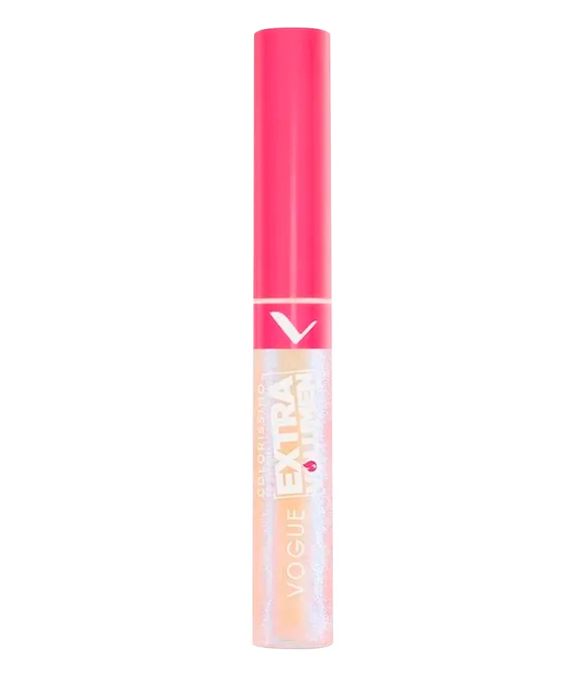 VOGUE BRILLO LABIAL COLORISIMO EXTRA VOLUMEN AGUA DE MAR X 5ML - Producto de belleza y estética en Almacén Sandra