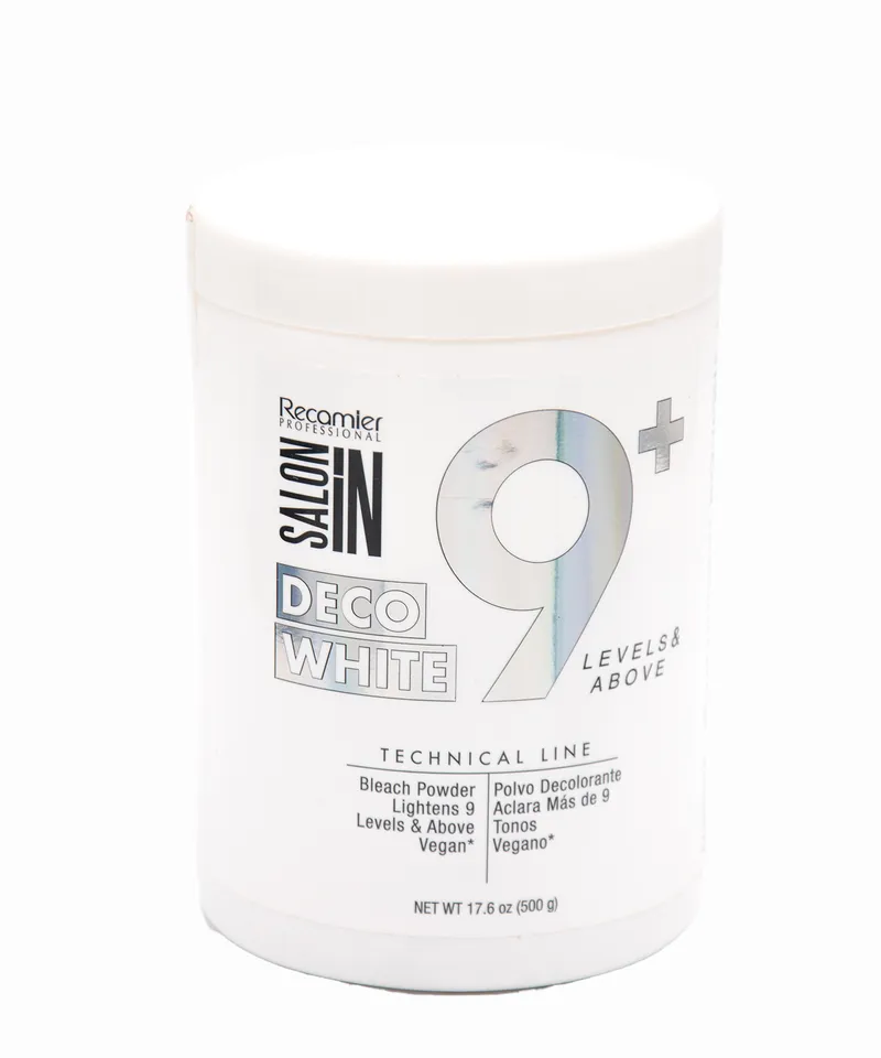 SALOON IN DECOLORANTE DECO WHITE 9 TONOS X 500GR - Producto de belleza y estética en Almacén Sandra