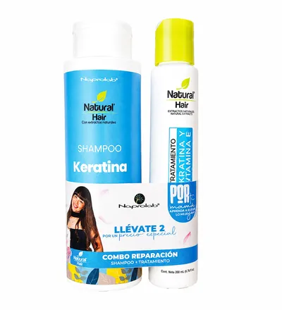 NAPROLAB  DUOPACK REPARACION SHAMPOO X500 +TRATAMIENTO X200 - Producto de belleza y estética en Almacén Sandra