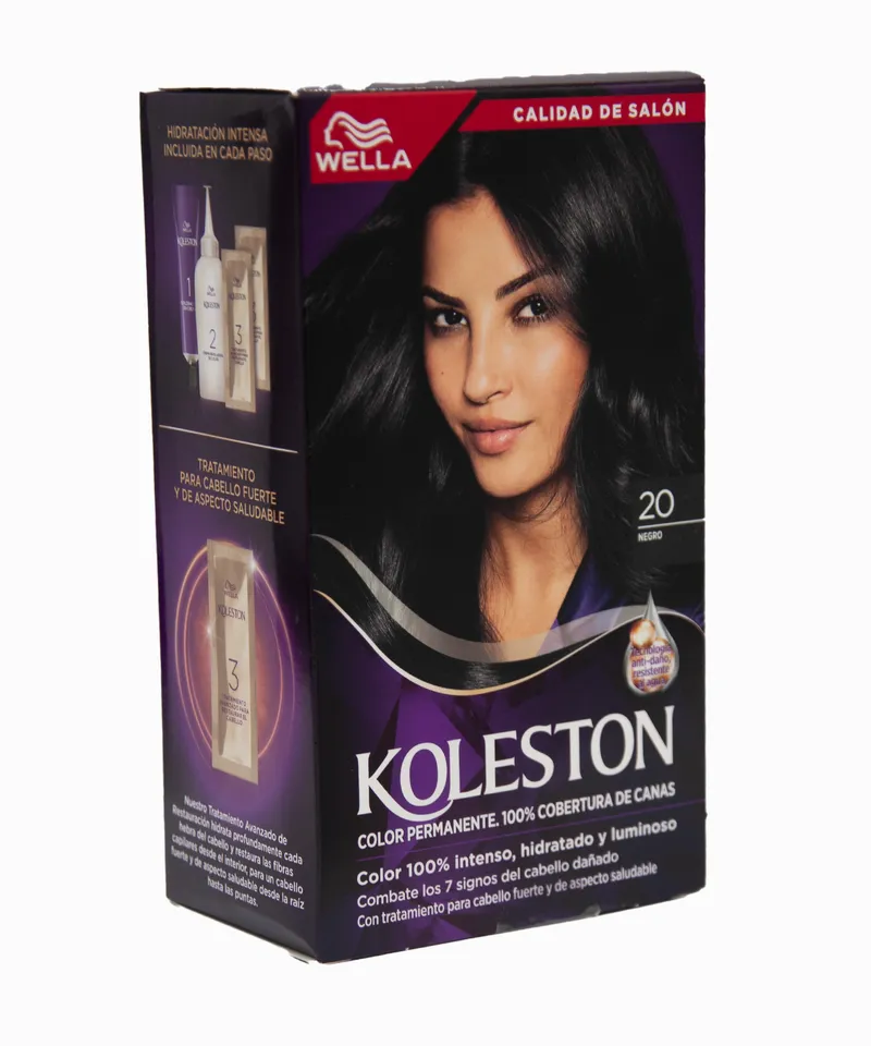 KOLESTON TINTE KIT NEGRO 20 X 50GR - Producto de belleza y estética en Almacén Sandra