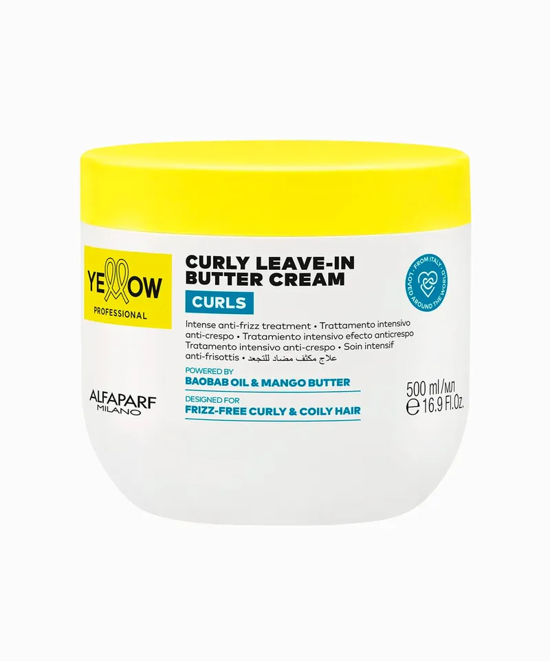 YELLOW CURLS LEAVE IN BUTTER CREAM X 500GR - Producto de belleza y estética en Almacén Sandra