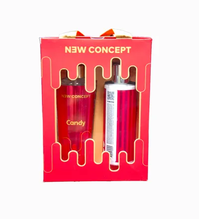 NEW CONCEPT KIT SPRAY PERFUMADO 250ML + CREMA 260ML MUJER CANDY - Producto de belleza y estética en Almacén Sandra